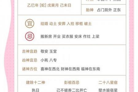 农历五月初六黄道吉日：吉时宜忌全解析，选对时辰好运来！