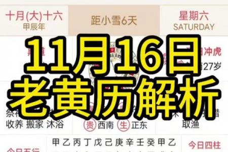 十一月十六号黄道吉日：嫁娶搬家开市全攻略！