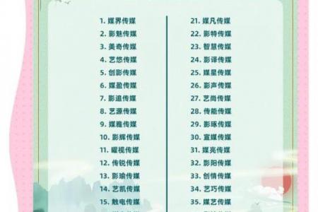 电影公司起名参考大全：创意灵感+命名技巧+行业案例解析
